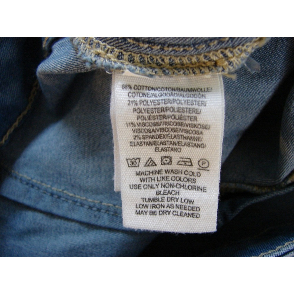 Free People We The Free Just Float On Flare Jeans Blue Mid Rise Size 24 Hippie - Picture 5 of 8